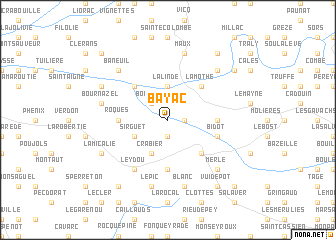 map of Bayac