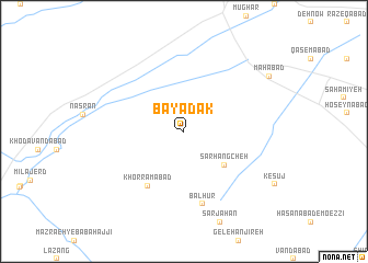 map of Bāyadak