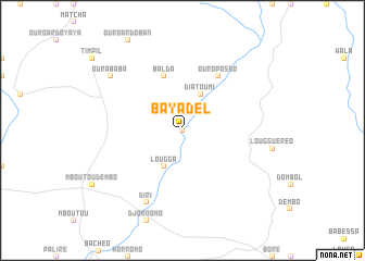 map of Bayadel