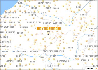 map of Bayâd en Nabi