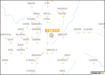 map of Bayaga