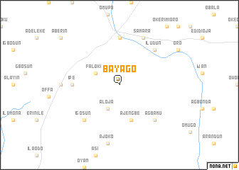 map of Bayago