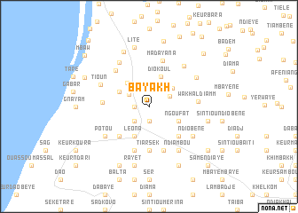 map of Bayakh