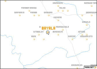 map of Bayala