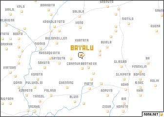 map of Bayalu