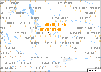 map of Bayanathe