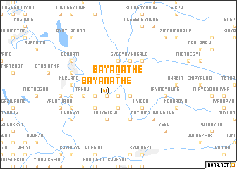 map of Bayanathe