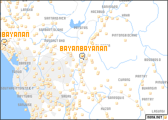 map of Bayanbayanan