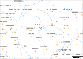 map of Bāyanchūb