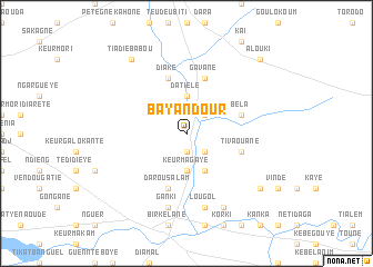 map of Bayandour