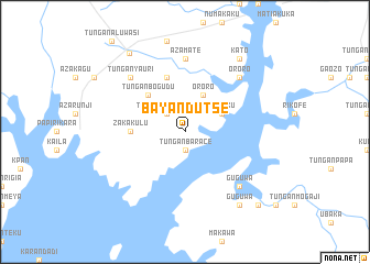 map of Bayan Dutse