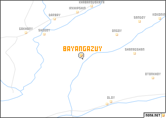 map of Bayangazuy