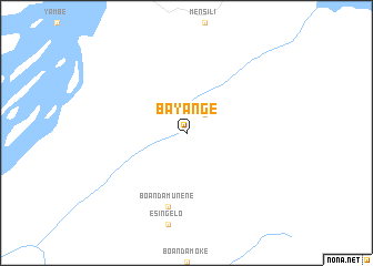 map of Bayange