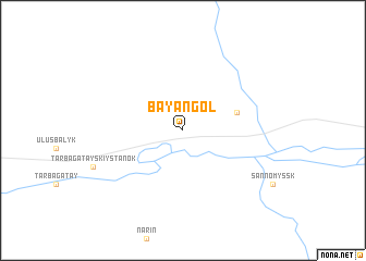 map of Bayan-Gol