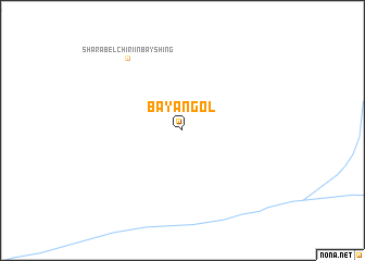 map of Bayangol