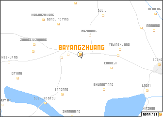 map of Bayangzhuang