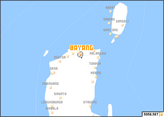 map of Bayang