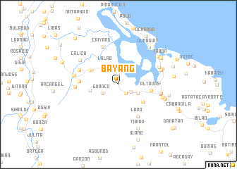 map of Bayang