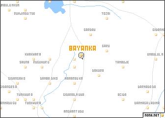 map of Bayanka