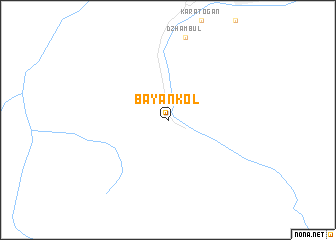 map of Bayankol