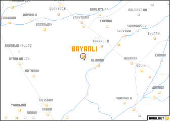 map of Bayānlī