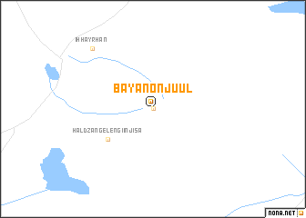 map of Bayan-Önjüül