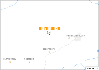 map of Bayanovka
