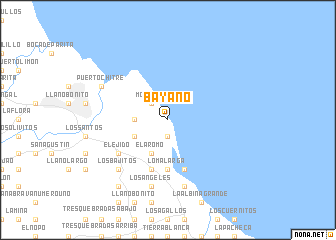 map of Bayano