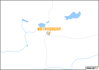 map of Bayan Qagan