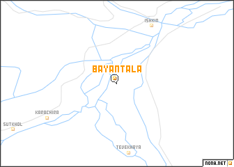 map of Bayan-Tala