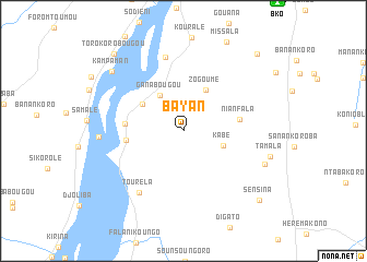 map of Bayan