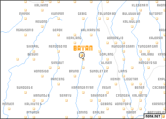 map of Bayan