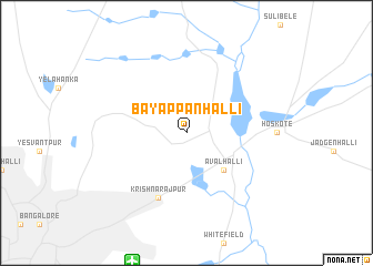 map of Bayappanhalli