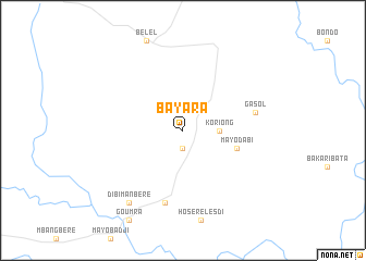 map of Bayara