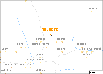 map of Bayárcal