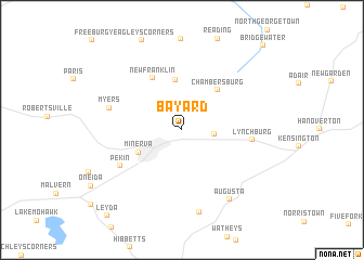 map of Bayard