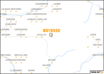 map of Bayasse
