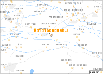 map of Bayatdoğanşalı