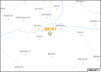 map of Bayat