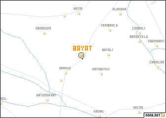 map of Bayat