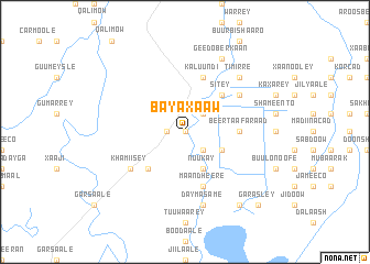 map of Bayaxaaw