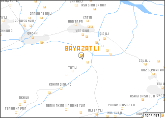 map of Bǝyazatlı