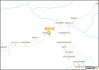 map of Baya