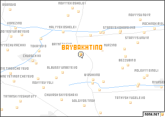 map of Baybakhtino