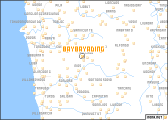 map of Baybayading