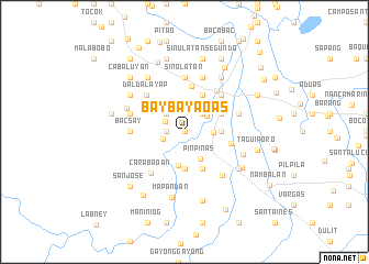 map of Baybayaoas