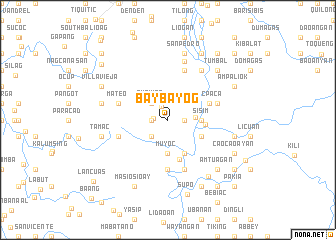 map of Baybayog