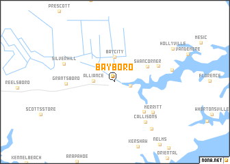 map of Bayboro