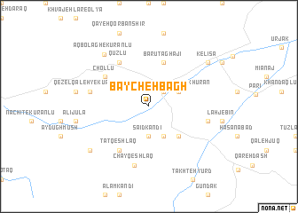 map of Bāycheh Bāgh