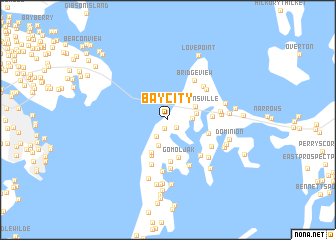 map of Bay City